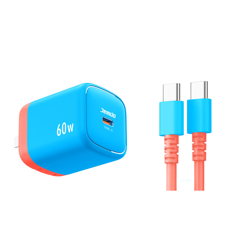 JEMDO 33W GaN Charging Kit for Switch, Mobile Phone, Tablet Fast Charging Game Accessories with 1m Data Cable