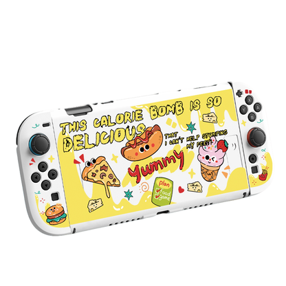 JEMDO Switch2 Protective Case Anti-Drop Transparent Soft TPU Cover for Nintendo 2025 Release Durable Shockproof Protection