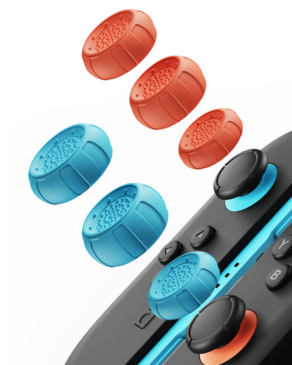 Jemdo Thumb Grip Covers for Switch 2/Switch Pro Controllers - Thickened & Raised Gaming Accessory