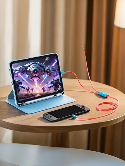 JEMDO Switch Conversion Cable Portable HDMl AdapterCompatible with Nintendo Switch2 NS/OLED, USB C tO HDMICable Replaces The Original Switch Dock for TV ScreenMirroring, Convenient for Travel, 4K HD, 2m