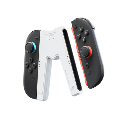 JEMDO Magnetic Joycon Charger Grip Compatible with Nintendo Switch 2 Only – LED Charging Grip for Switch 2 Joycon, USB-A to Type-C Charging Cable included - Black