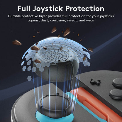 Jemdo Thumb Grip Covers for Switch 2/Switch Pro Controllers - Thickened & Raised Gaming Accessory