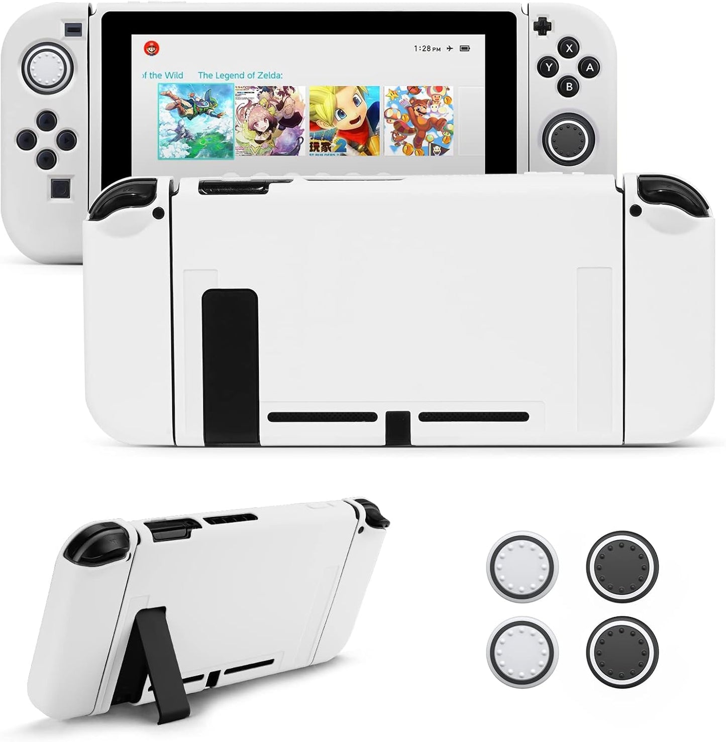 JEMDO Protective Case Compatible with Nintendo Switch 2017, TPU Case Accessory for Switch