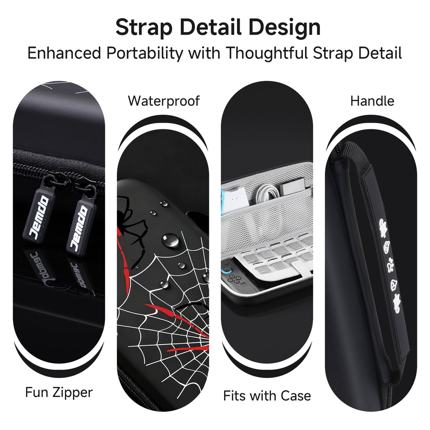 Jemdo Carrying Case for Nintendo Switch 2 - Large Capacity, Shockproof & Portable Gaming Accessory