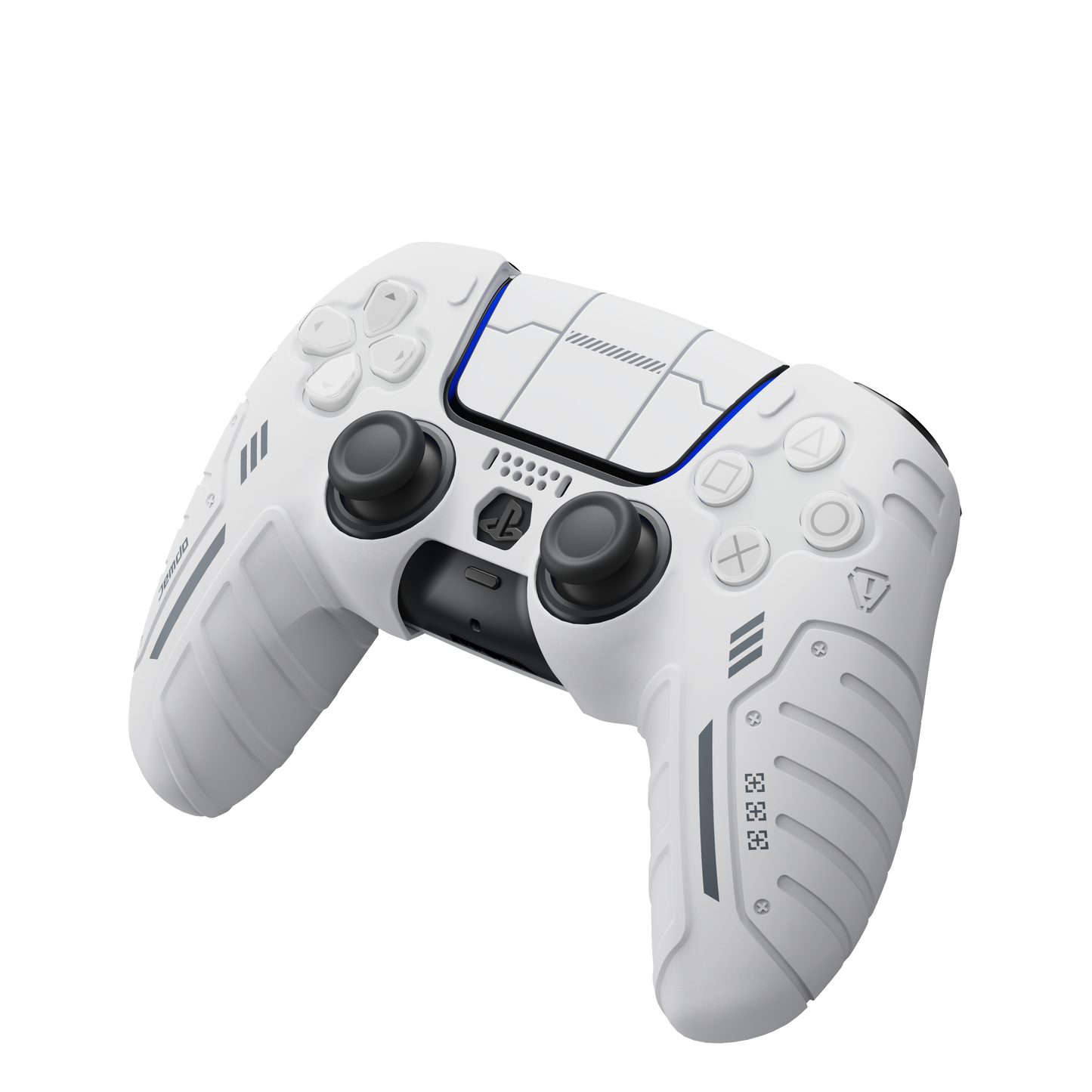 JEMDO PS5 handle protective case silicone full package anti-slip, anti-sweat and anti-oil full package game accessories peripheral Gaming Controllers Universal Controller Black Grip