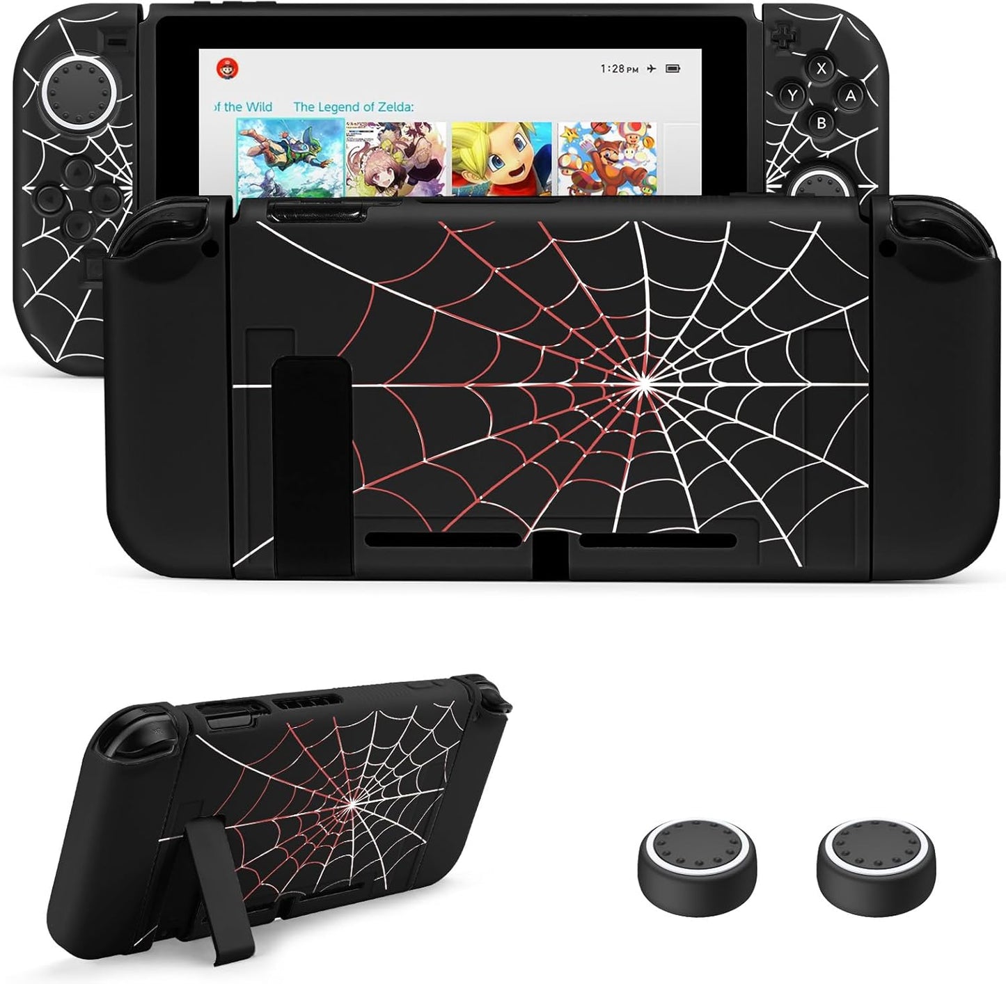 JEMDO Protective Case Compatible with Nintendo Switch 2017, TPU Case Accessory for Switch