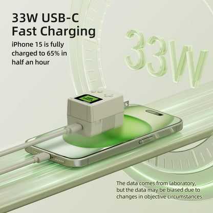 JEMDO 33W GaN Charging Set for Switch, Mobile Phone, Tablet Fast Charging Game Accessories Gift Creative Ornament