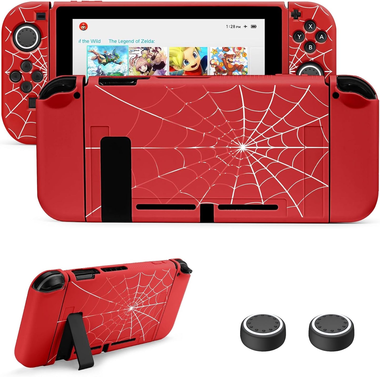 JEMDO Protective Case Compatible with Nintendo Switch 2017, TPU Case Accessory for Switch