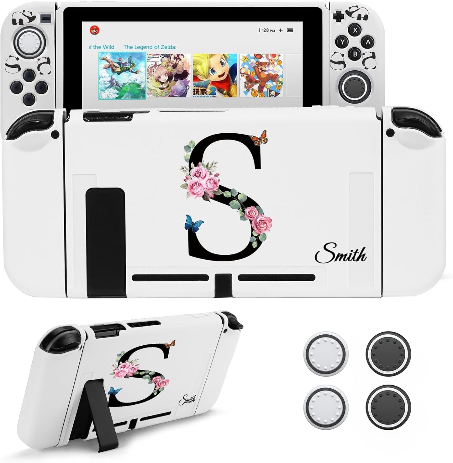 JEMDO Protective Case Compatible with Nintendo Switch 2017, TPU Case Accessory for Switch