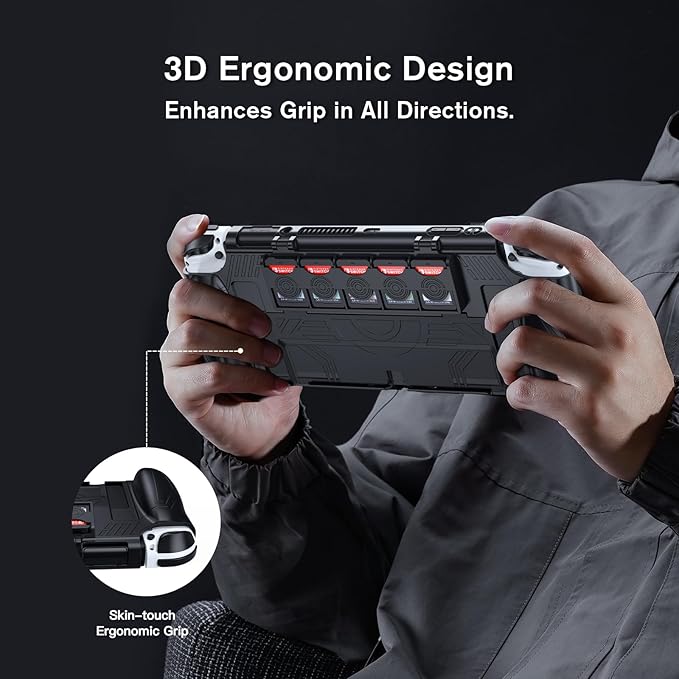 Estuche protector todo en uno OLED para Switch de JEMDO