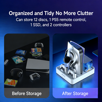 Jemdo PS5 All-in-One Charging & Cooling Dock