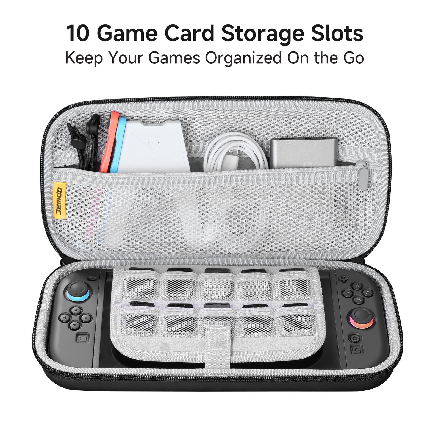 Jemdo Carrying Case for Nintendo Switch 2 - Large Capacity, Shockproof & Portable Gaming Accessory
