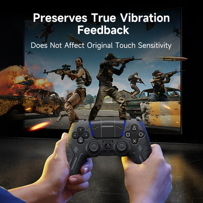 JEMDO PS5 handle protective case silicone full package anti-slip, anti-sweat and anti-oil full package game accessories peripheral Gaming Controllers Universal Controller Black Grip