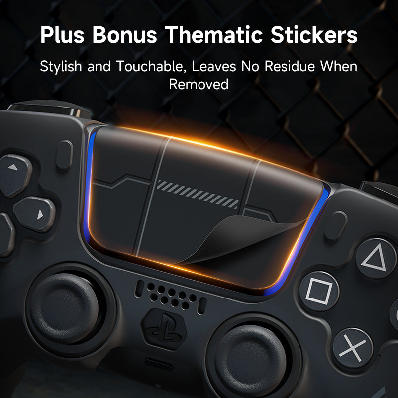 JEMDO PS5 handle protective case silicone full package anti-slip, anti-sweat and anti-oil full package game accessories peripheral Gaming Controllers Universal Controller Black Grip