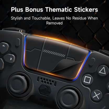 JEMDO PS5 handle protective case silicone full package anti-slip, anti-sweat and anti-oil full package game accessories peripheral Gaming Controllers Universal Controller Black Grip