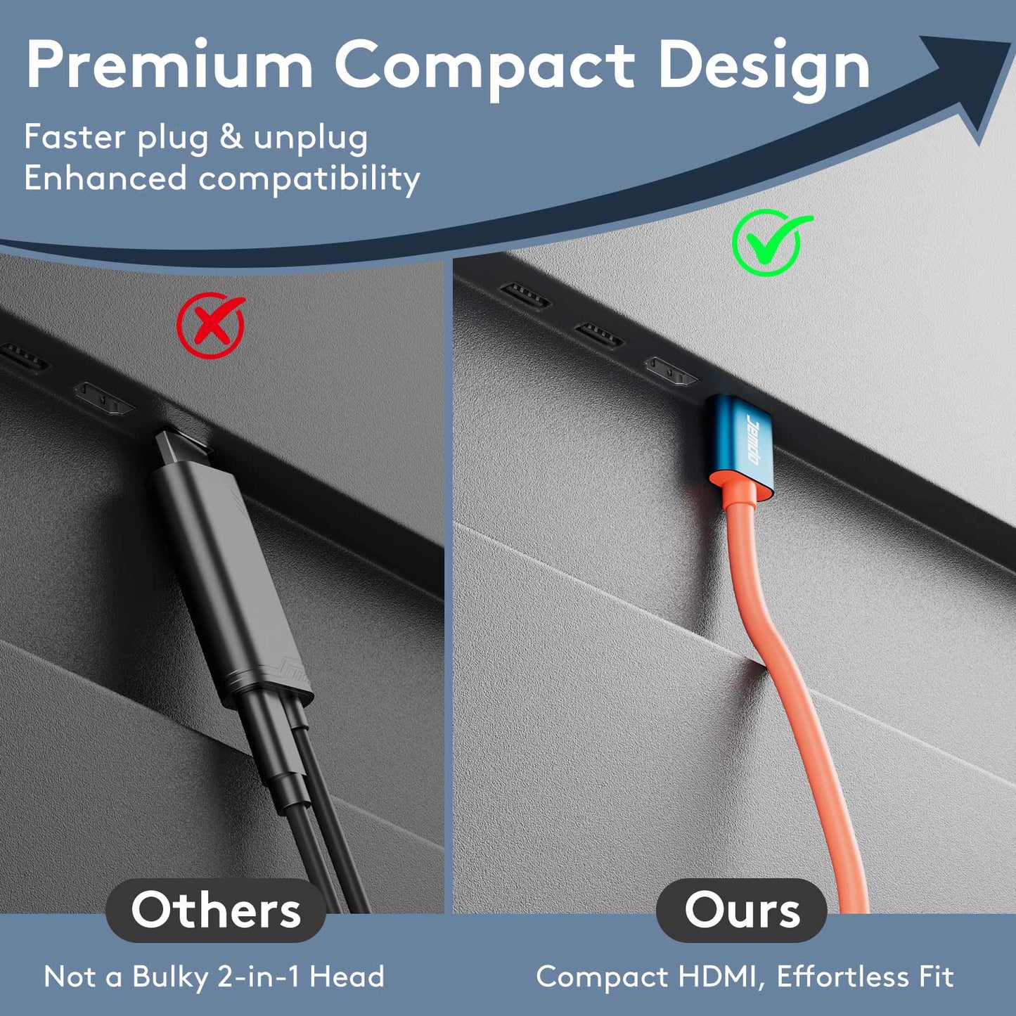 JEMDO applicable Switch 2-way elbow screen projection cable replacement for the original base and HDMI cable, 4K high-definition picture quality support, mobile phone, tablet, screen projection, game console accessories